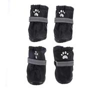 MERRYHAPY Bottes de Pluie Antidérapantes pour Chien Imperméables 4Pcs pour Chiots et Chiens de Taille Moyenne Chaussures de Protection pour Animaux de Compagnie par de Pluie