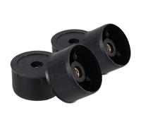 MERRYHAPY Bouchons de Remplacement pour Arbre A Chat Griffoir, Lot de 4 Pièces en Plastique Noir, Installation Facile et Design Polyvalent pour Poteau de Rechange