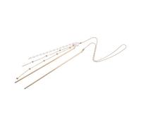 MERRYHAPY Brosse à Cheveux Rétro Avec Chaîne Double Et Pompon Épinglette Pour Chignon Accessoire Chinois Pour Cheveux Pour Hanfu Et Occasions Spéciales
