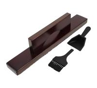 MERRYHAPY Brosse d'entretien pour Table de Jeu de Palets, Kit Nettoyage | Balayette et Pelle à Poussière, Bois et Plastique, Légère, Portable, pour Intérieur et Extérieur