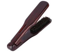 MERRYHAPY Brosse Lissante Antistatique Bois pour Coiffage et Lissage Outil Professionnel pour Salon et Usage à Domicile Poils Résistants pour Cheveux Lisses Naturels