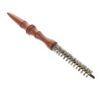 MERRYHAPY Brosse Ronde Poils de Sanglier pour Brushing Cheveux Courts Petite Brosse Coiffante Bois pour Femmes Légère et Portable pour Sécher et Boucler les Cheveux