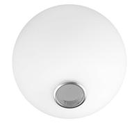 MERRYHAPY Cache-ampoule de lampe boule en verre blanc laiteux, abat-jour globe sphérique E27, design moderne, adapté pour plafonnier et bureau