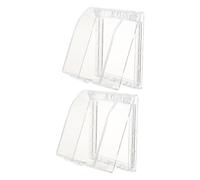 MERRYHAPY Cache pour Usage Intérieur et Extérieur en Plastique pour 2pcs de Protection Étanche Prolongation du Temps de Service Sonnette Extérieure