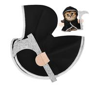 MERRYHAPY Cape De Cosplay pour Animaux Costume De Mort pour Chats Et Chiens Déguisement Halloween Unique Et Attrayant Facile à Porter Nettoyer Cape Déco pour Fête Halloween
