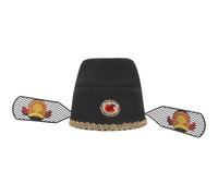 MERRYHAPY Chapeau d'Empereur Chinois Ancien pour Cosplay Accessoire de Costume Traditionnel Hanfu Chapeau Décoratif Unisexe Couleur Aléatoire pour Spectacles et Fêtes Couleur Aléatoire