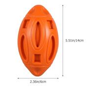 MERRYHAPY Chien Caoutchouc Naturel avec à Mâcher pour Chiots et Chiens Actifs Interactif pour et Lien Adapté Aux Grandes Races Couleur Orange