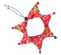 MERRYHAPY Collier De Noël pour Chat avec Cloche Et Décoratif Accessoire Félin pour Fêtes Motif Joyeux De Père Noël Et Bonhomme
