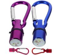 MERRYHAPY Collier LED pour Animaux Lumière Clignotante Haute Visibilité, Alliage D'aluminium Étanche, Réglable pour Chien et Chiot, pour Sécurité Nocturne, Pack de 4 Pièces