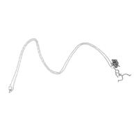 MERRYHAPY Collier Pendentif Coureur Marathon en Métal Solide, Collier pour Homme et Femme, Accessoire Course à Pied Ajustable, Présent Sportif pour Passionnés Running