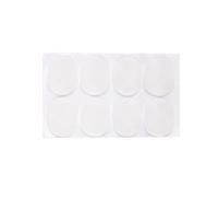 MERRYHAPY Coussin de saxophone 8 pièces blanc silicone pour saxophone alto et ténor protection dentaire réduction de vibration accessoire pour instruments à vent