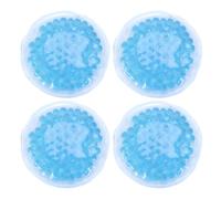 MERRYHAPY Coussinets D'allaitement Chaleur Froid Bleu en Pvc pour Thérapie Mammaire Kit de 4 Ronds Réutilisables à Domicile