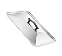 MERRYHAPY Couvercle de Plateau Alimentaire Acier Inoxydable Couvercle Pratique pour Plat de Poisson Accessoire de Cuisine Durable et Antirouille