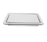 MERRYHAPY Couvercle Encastré pour Poubelle de Cuisine Acier Inoxydable Couvercle à Clapet Pivotant Adapté pour Espace Réduit pour Plan de Travail Bureau et Salle de Bain