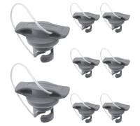 MERRYHAPY Couvercles de Valve pour Bateau Gonflable et Paddle Sup en PVC Noir, 8 Pièces, Conçus Fête Estivale, avec Prévention des Fuites et Précision D'ingénierie pour Sports Nautiques
