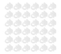 MERRYHAPY Crochets de Rideau Plastique 200pcs Blanc pour Rails, Compatible avec Rideaux Occultants et Tissus, Installation Simple pour Maison et Pièces à Vivre
