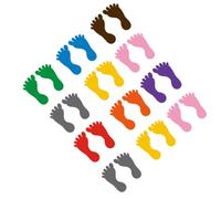 MERRYHAPY D'autocollants D'empreintes de Pas et 12 Paires en Pvc Imperméables Décoration Couleur Aléatoire pour Sol Adaptés aux Garçon et Filles pour Entrer en Classe ou