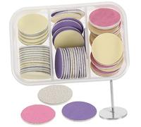 MERRYHAPY Disques De Ponçage Électriques 60 Pièces Pour Le Ponçage Des Pieds Pour Nail Art Avec Étui De Rangement
