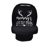 MERRYHAPY Écharpe Dallaitement Pare-soleil Respirant Housse De Poussette Parapluie Noir Et Flèche Pour Le Confort De Bébé