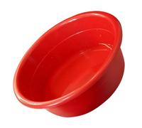 MERRYHAPY Évier de cuisine rouge en plastique stable, bassine multifonction pour usage à domicile et salon, lavabo nettoyant pour le visage avec texture confortable