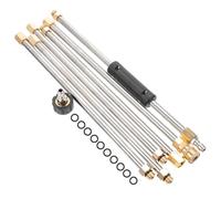 MERRYHAPY Extension Haute Pression pour Nettoyeur Haute Pression Kit avec Buse Rallonge Compatible Lavage Voiture Sol Toiture et Clôture