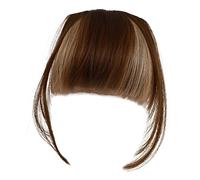 MERRYHAPY Fausse Frange à Clip Naturel Extensions De Cheveux Avec Accessoire Pratique Pour Femmes Et Filles Idéale Pour Changer De Style Toute Occasions