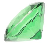 MERRYHAPY Faux Diamant 2 Pièces Décoratif en Cristal Vert pour Mariage
