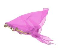 MERRYHAPY Foulard de Danse Du Ventre Ethnique avec Coin Bandeau Tribal Polyvalent pour Femmes Accessoire de Coiffure Bohème pour Festival Foulard Tête Léger