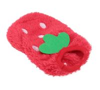 MERRYHAPY Gilet Léger et Confortable en Polaire Rouge pour Petits Animaux comme Furet et Rat, Design Adorable Adapté pour l'hiver