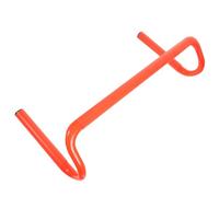 MERRYHAPY Haies de Vitesse Mini en PC Orange pour Garçon et Filles, Équipement D'entraînement Sportif Portable pour École et Exercices de Pédalage, Améliore la Flexibilité