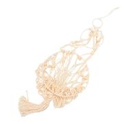 MERRYHAPY Hamac pour Chat Corde de Coton Tissé Main Lit Suspendu Semi-Enveloppant Confortable Panier Chat Boho Respirant pour Détente Sécurisée