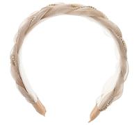 MERRYHAPY Headband Organza Embelli De Chaîne Rhinestones Pour Femmes Accessoire Élégant De Fête Mariage