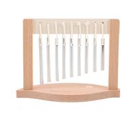 MERRYHAPY Instrument de percussion carillon éolien 9 notes en métal durable pour balcon et yoga, adapté aux musiciens et enfants