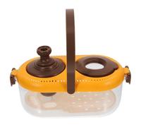 MERRYHAPY Kit d'Observation Soie avec Loupe Intégrée Boîte d'Élevage Café Terre Cuite avec Plateau Lampe LED pour Exploration Scientifique Garçon et Filles en Intérieur et Extérieur