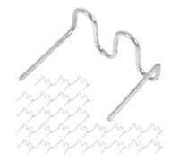 MERRYHAPY Kit Outils Agrafes de Soudage Ondulées 500 Pièces 0,8 MM pour Réparation Pare-Chocs Auto et Réparation de Supports de Phares en Aluminium