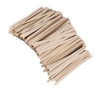 MERRYHAPY Liens et Touche Festive Texture Douce 1000 de Paquet en Kraft et Fer 8cm pour Sachets Cellophane pour Fête D'anniversaire et Mariage