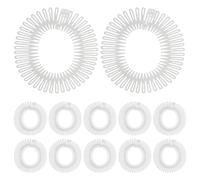 MERRYHAPY Lot de 12 peignes élastiques en plastique souple pour l'arrière de la tête, confortables et invisibles pour femmes.