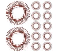 MERRYHAPY Lot de 12 peignes élastiques en plastique souple pour l'arrière de la tête, confortables et invisibles pour femmes.