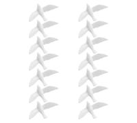 MERRYHAPY Lot de 14 Mini colombes Blanches : Figurines d'oiseaux Miniatures, Jouets artificiels, décorations d'oiseaux, pour décoration de gâteau, Micro Paysage, Maison de poupée,