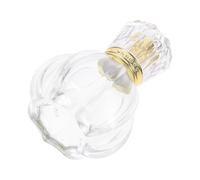 MERRYHAPY Lot de 2 Flacons de Parfum en Verre de 50ml Bouchon de Couronne en Cristal, Rechargeables et Réutilisables, Design Unique pour Fête d'anniversaire