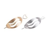 MERRYHAPY Lot De 2 Grandes Épingles À Cheveux Décoratives En Métal Pour Femmes Design Creux Élégant En Forme De S Pour Banquet Et Fête