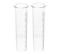 MERRYHAPY Lot De 2 Pluviomètres à Tubes en Plastique Antigel pour Jardin Extérieur, Mesure Précise des Précipitations Échelle Claire Et Compacte, Outil De Remplacement pour Suivi Météo Fiable