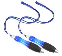 MERRYHAPY Lot de 2 Stylos Lestés Bleus en Plastique Étui Ergonomique Meilleure Prise en Main Contrôle Amélioré Bureau L'école