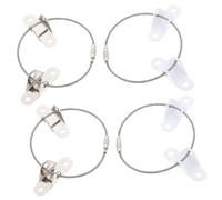 MERRYHAPY Lot De 4 Sets De Ancre De Sécurité Pour Meubles Protection Anti-chute Fixation D'armoire