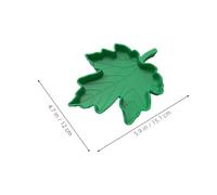 MERRYHAPY Lot de 8 Bols à Eau et Nourriture pour Reptiles, en Forme de Feuille, pour Tortue, Serpent des blés, Rampant, Animal de Compagnie, Buvant et Mangeant, Jaune et Vert