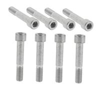 MERRYHAPY Lot de 8 Vis de Tige de Selle de Vélo M8 en Acier Inoxydable Kit de Visserie pour Pince de Rail de Selle, Fixation Sécurisée, pour VTT et Vélo Route