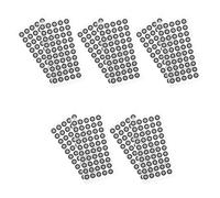 MERRYHAPY Marqueurs Réfléchissants de Numérisation 3D 6 Mm en Film Pet Autocollants Haute Visibilité, 50 Points par Feuille, Lot de 10 Feuilles pour Précision Scanner 3D et Marquage