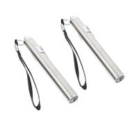 MERRYHAPY Mire-œufs en Acier Inoxydable et Nylon 2 Pièces Portable Lampe Pratique pour Vérifier la Fertilité des Œufs Argentés, pour Usage Domestique