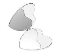 MERRYHAPY Miroir De Poche De Cœur Petit Miroir Double Face De Maquillage Decoration