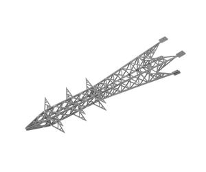 MERRYHAPY Modèle Miniature en Pla Haute Simulation de Tour de Transmission Électrique 1:150 Assemblage Facile pour Projets D'urbanisme et Maquettes de Table Sable